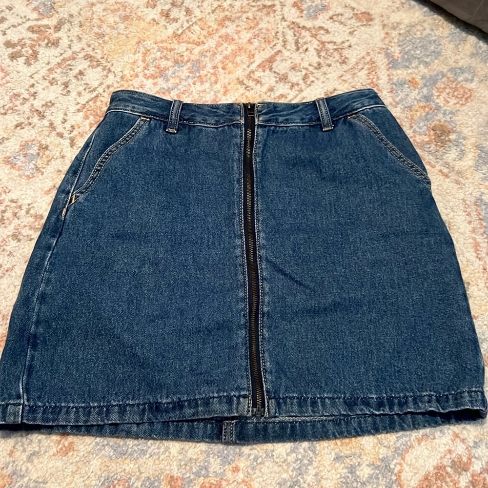 Hollister jean skirt